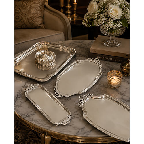 Angie Homes Aristocrat Silver Tray