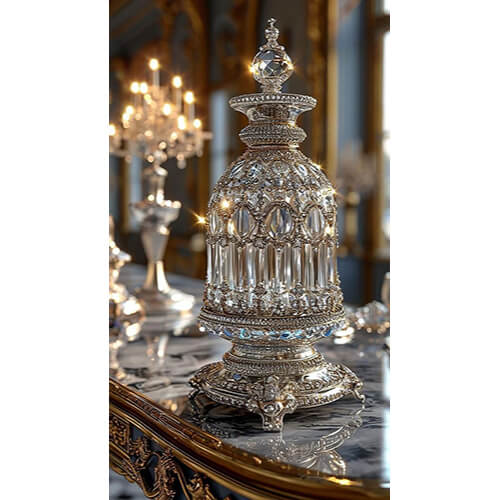 Angie Homes Crown Crystal Urn