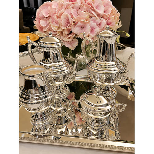 Angie Homes Fine Silver Tea Set