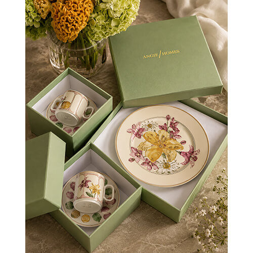 Angie Homes Floral Tea Cup Set for Gifting – ANGIE HOMES