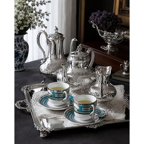 Angie Homes Little Royals Silver Tea Set