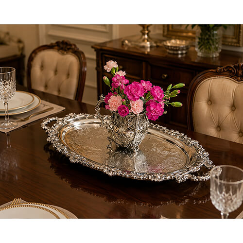 Angie Homes Silver Tray