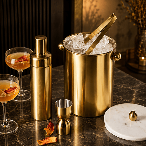 Mixology Luxury Silver Plated Bar Accessories