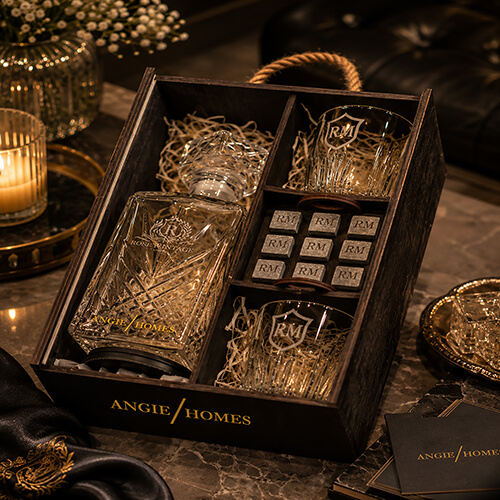 Decanter and glasses for gifting – ANGIE HOMES
