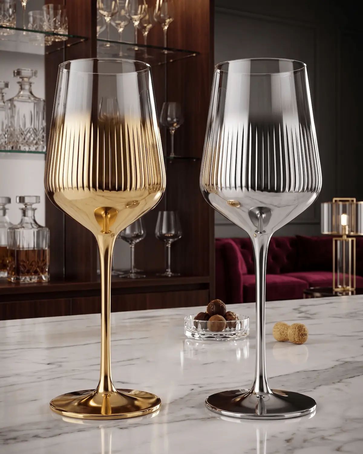 Anux Wine Glass Set