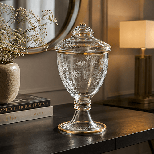Auric Heritage Lidded Jar