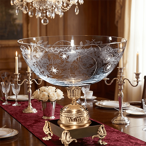 Prism Aura Gold & Crystal Vases