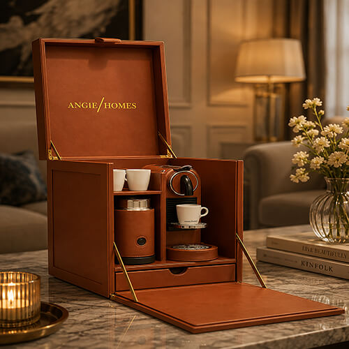 Leather Coffee Box – ANGIE HOMES