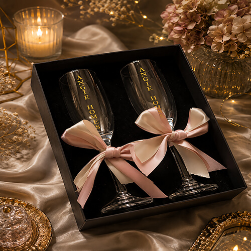 Luxury Customized Champagne glasses – ANGIE HOMES
