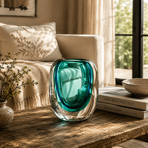FloraMuse Marble Vases