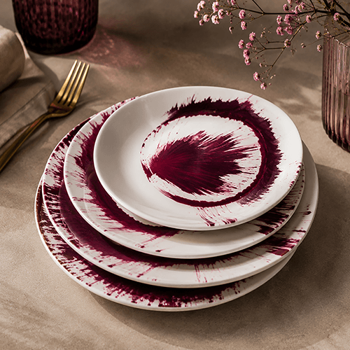 Dast White Plates Set