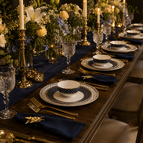 Vintage Bloom Dinner Sets