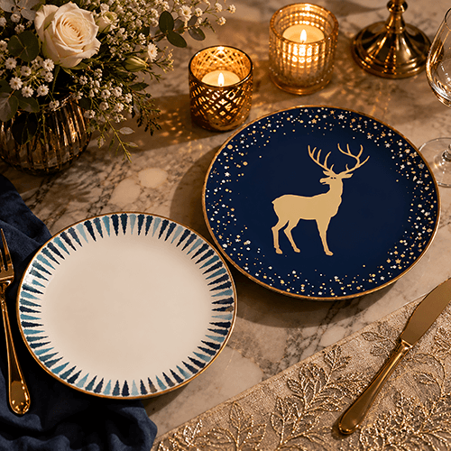 Benjam reindeer Dinner Plates