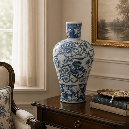 Azure Bloom Vase