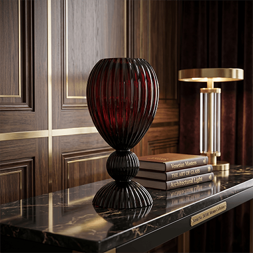 Satori Luxury Black Crystal Vases - Angie Homes