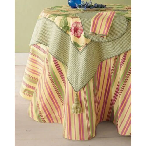 Orange Traditional Table Cloth – Angie India Table Cloth