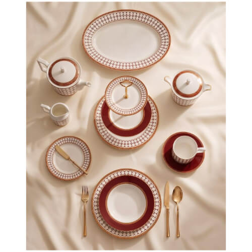 Angie Homes English Regal Bone China Dinner Set