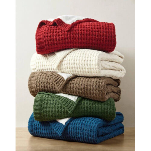 Angie Homes Sunset Snug Knit Cashmere Throw