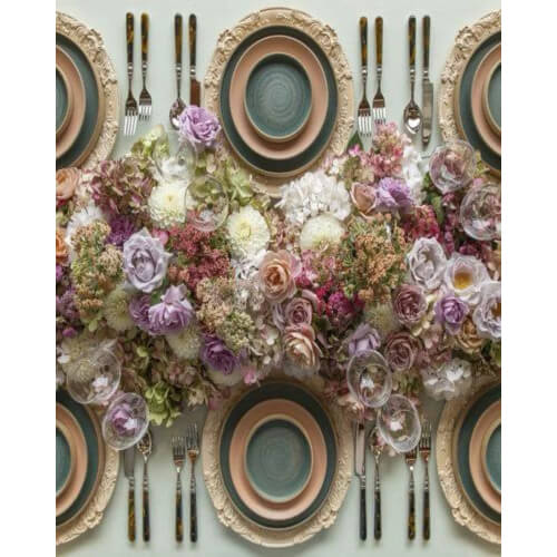 Angie Homes Handcrafted Earthenware Dinner Set