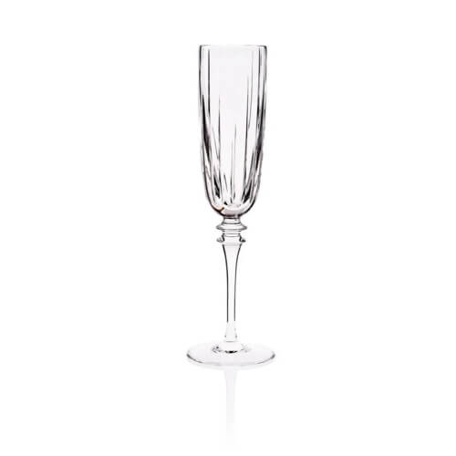 Angie Homes Radial Luxury Crystal Champagne & Wine Glass