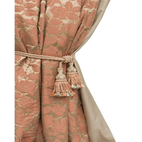 Angie Homes Royal Luxury Brocade Curtains