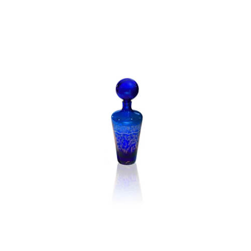 Angie Homes Finley Blue Crystal Decanter